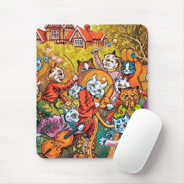 The Band Plays, Louis Wain Mouse Mat (With Mouse)
