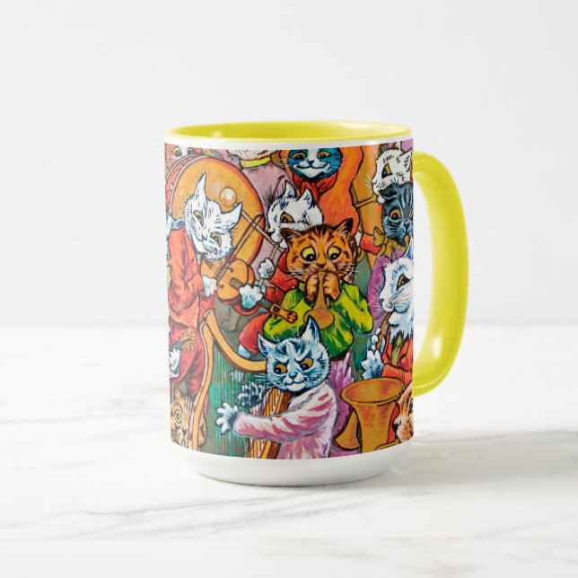 The Band Plays, Louis Wain Mug (Front Right)
