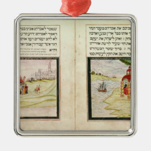 The Banishment of Hagar and Ishmael Metal Tree Decoration