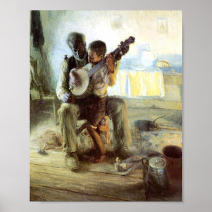 The Banjo Lesson By Henry Ossawa Tanner Poster