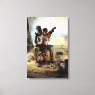 The Banjo Lesson Canvas Print