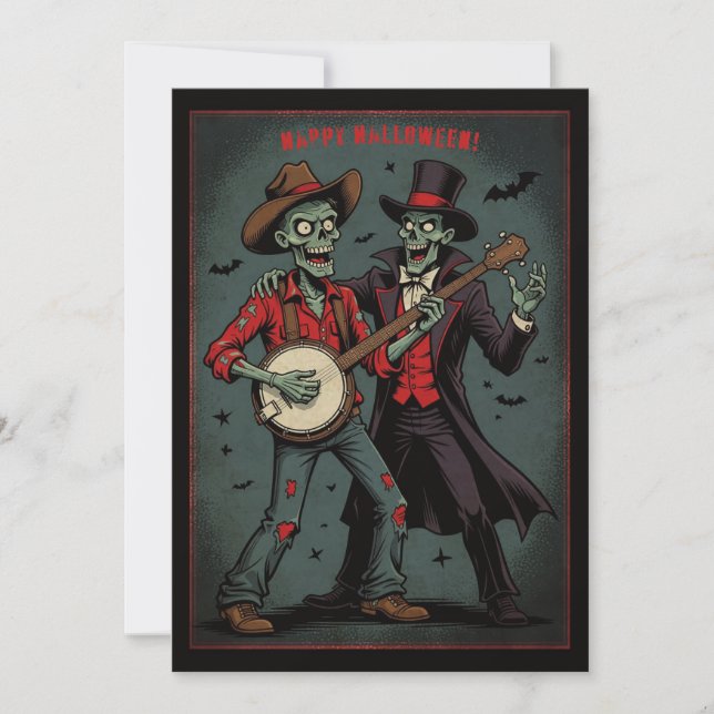 The Banjo of the Unceasing Void Postcard (Front)