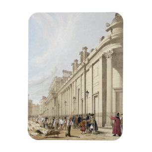The Bank of England looking towards the Mansion Ho Magnet