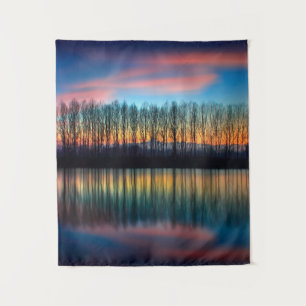The Bank of the Po   Piedmont Italy Tapestry