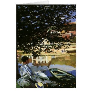 The Bank of the Seine, Bennecourt by Claude Monet