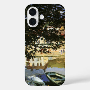 The Bank of the Seine, Bennecourt by Claude Monet iPhone 16 Case