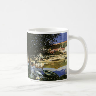The Bank of the Seine, Bennecourt by Claude Monet Coffee Mug