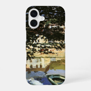 The Bank of the Seine, Bennecourt by Claude Monet iPhone 16 Case