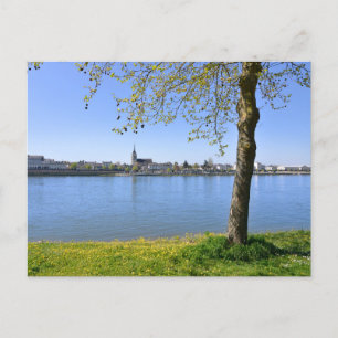 The banks of the Loire at Saumur Postcard