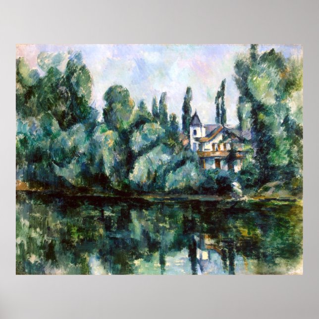 The Banks of the Marne  Paul Cezanne  Poster (Front)