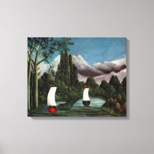 The Banks of the Oise, 1905 (oil on canvas) Canvas Print