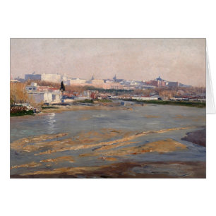 The Banks of the River Manzanares, 1912 (oil on ca