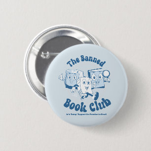 The Banned Book Club  6 Cm Round Badge