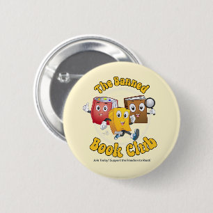 The Banned Book Club  6 Cm Round Badge