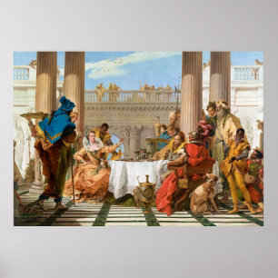 The Banquet of Cleopatra by Giambattista Tiepolo Poster