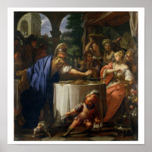 The Banquet of Mark Anthony (83-30 BC) and Cleopat Poster