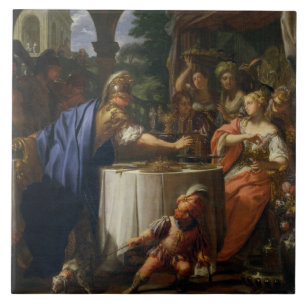 The Banquet of Mark Anthony (83-30 BC) and Cleopat Tile
