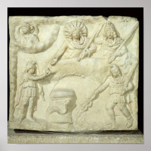 The Banquet of Mithras and the Sun Poster