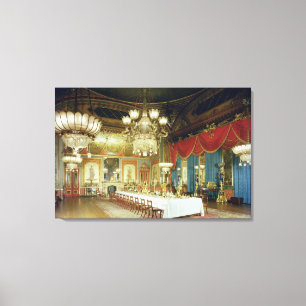 The Banqueting Room, 1815-23 Canvas Print