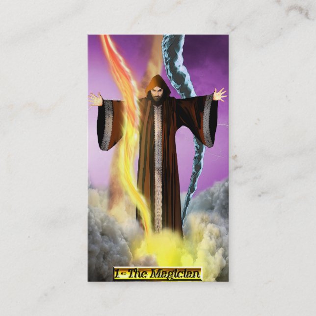 The Banx Tarot Magician Business Cards (Front)