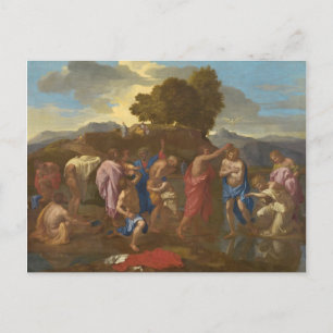 The Baptism of Christ, 1641-42 Postcard