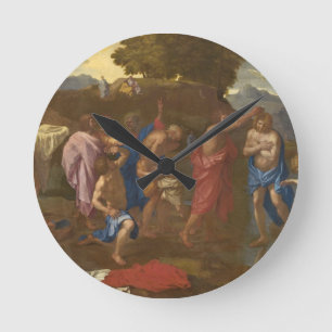 The Baptism of Christ, 1641-42 Round Clock