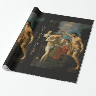 “The Baptism of Christ” custom wrapping paper