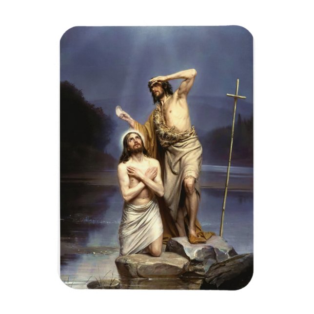 The Baptism of Christ Magnet (Vertical)
