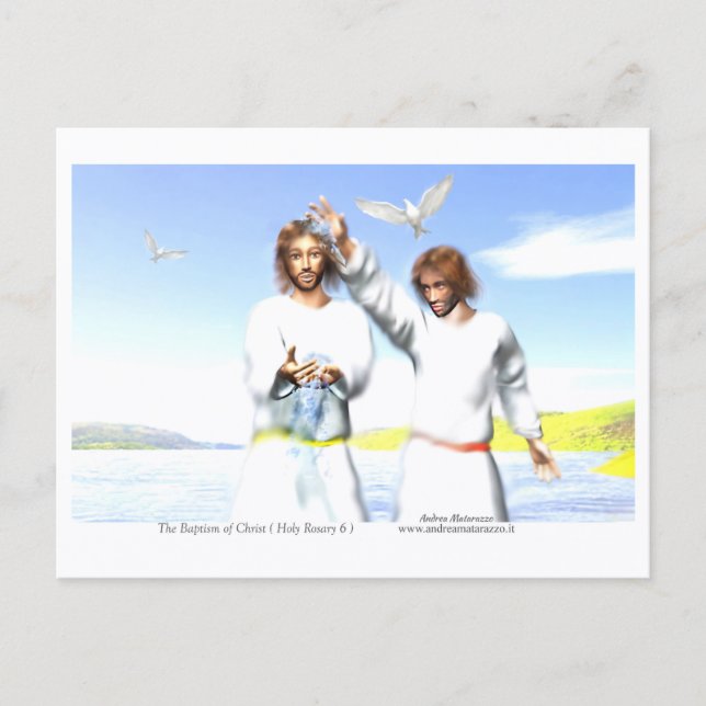 The Baptism of Christ Postcard (Front)
