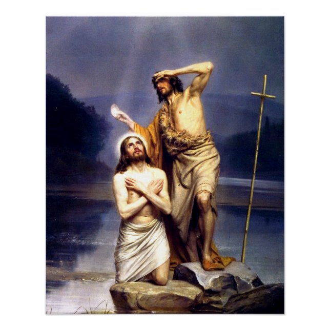 The Baptism of Christ Poster (Front)