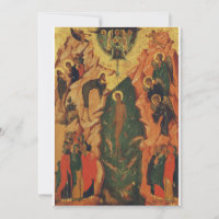 The Baptism of Jesus Christ Byzantine icon