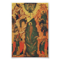 The Baptism of Jesus Christ Byzantine icon