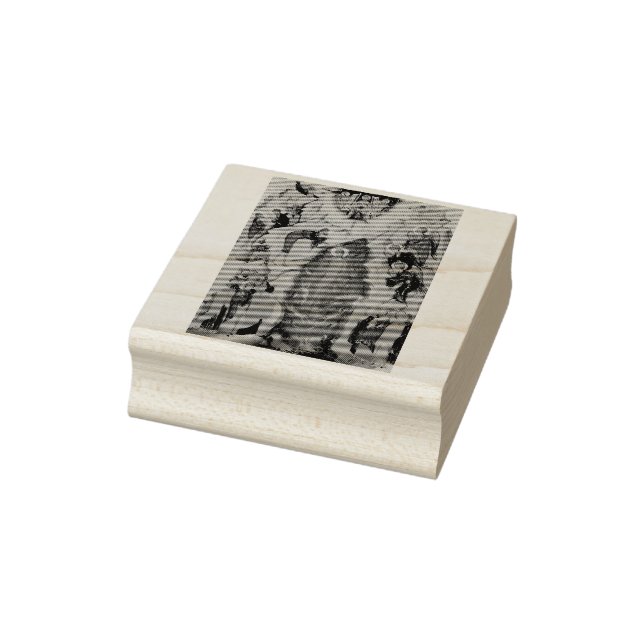 The Baptism of Jesus Christ Byzantine icon Rubber Stamp (Stamp)