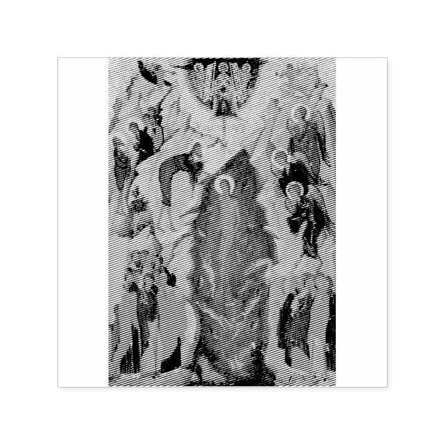 The Baptism of Jesus Christ Byzantine icon Self-inking Stamp (Design)
