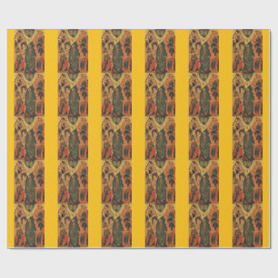 The Baptism of Jesus Christ Byzantine icon Wrapping Paper