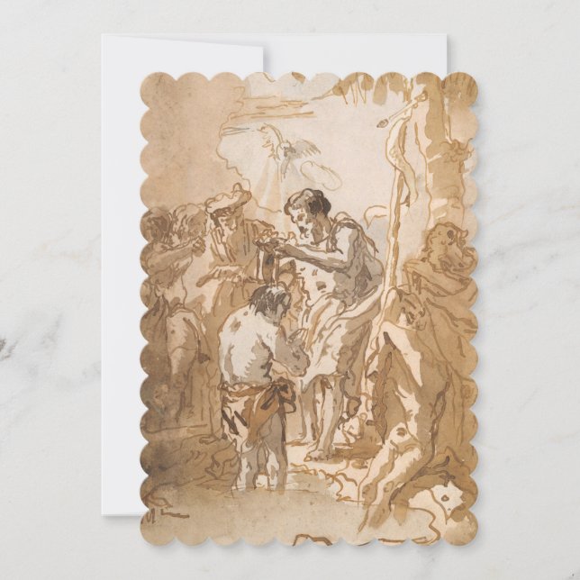 The Baptism of Jesus Christ Invitation (Front)