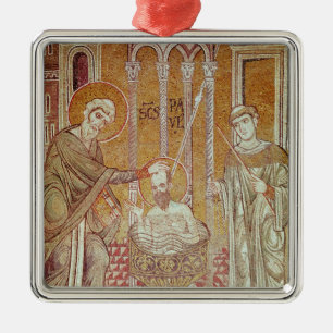 The Baptism of St. Paul By Ananias Metal Tree Decoration