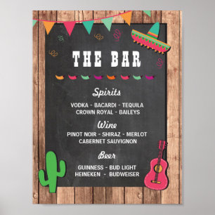 The Bar Fiesta Party Event Sign Engagement Shower