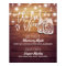 The Bar is Open Drink Menu Mason Jars Wedding Sign