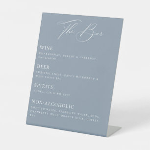 The Bar List Pedestal Sign