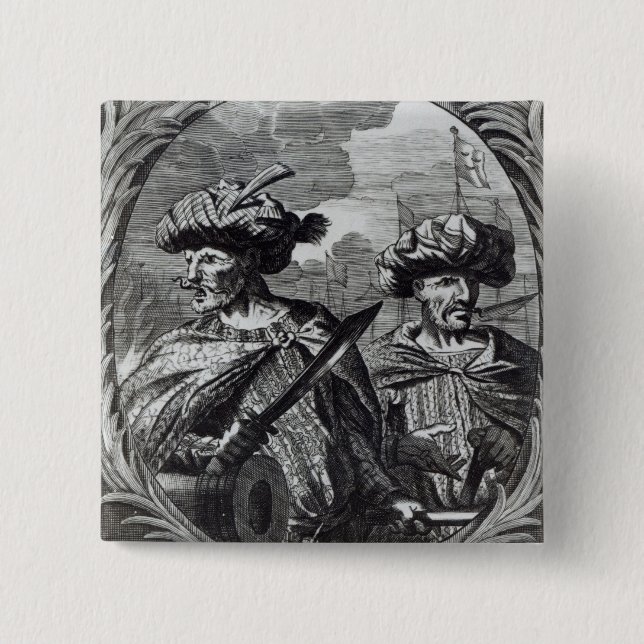 The Barbarossa Brothers 15 Cm Square Badge (Front)