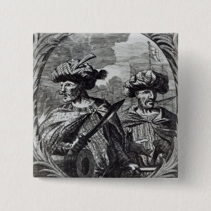 The Barbarossa Brothers 15 Cm Square Badge