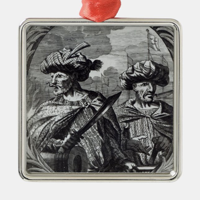 The Barbarossa Brothers Metal Tree Decoration (Front)