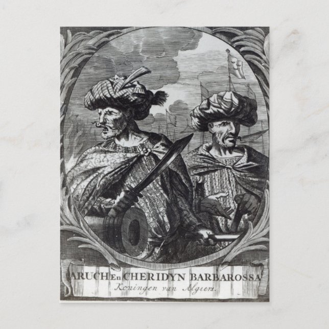 The Barbarossa Brothers Postcard (Front)
