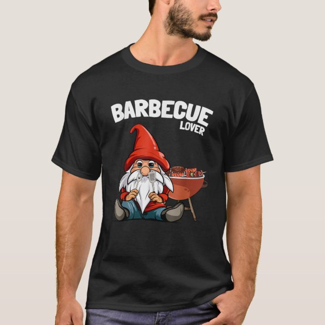 The barbecue gnome funny matching family Christmas T-Shirt (Front)