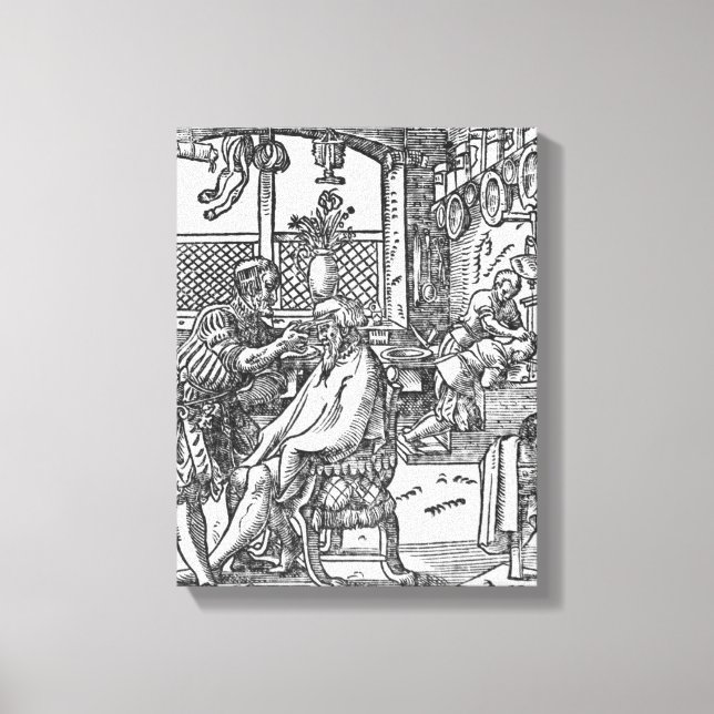 The Barber Canvas Print (Front)