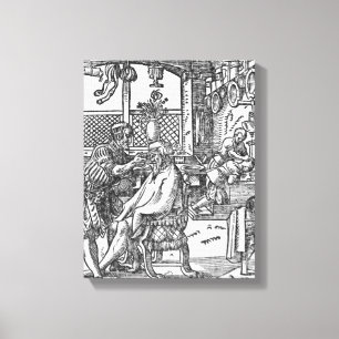 The Barber Canvas Print