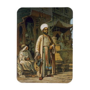 The Barber, from 'Souvenir of Cairo', 1862 (litho) Magnet