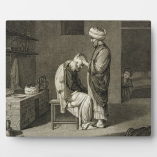 The Barber, from Volume II Arts and Trades of 'Des Plaque