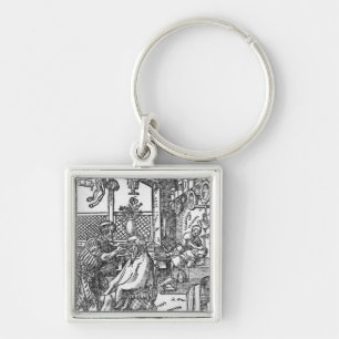The Barber Key Ring